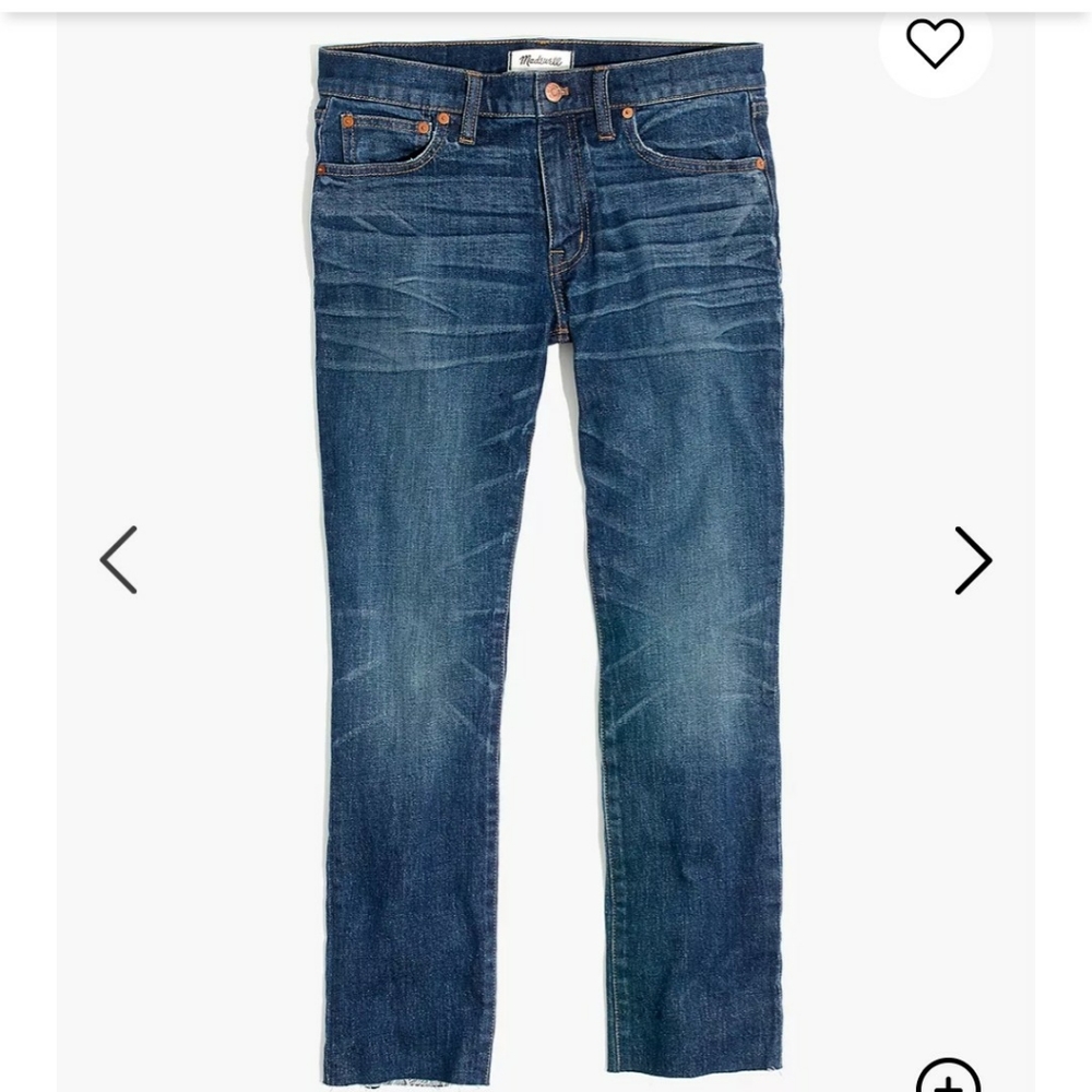 Madewell Slim Boyfriend: Raw-Hem Edition